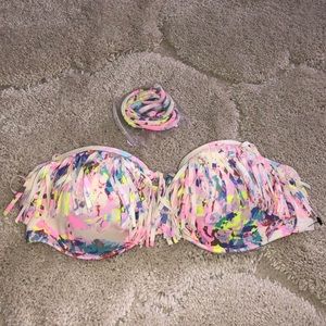 Victoria’s Secret bandeau swim top 34B